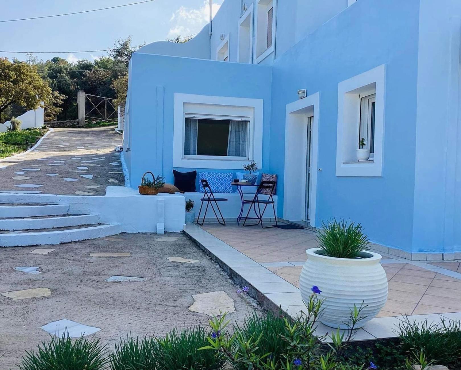 The Blue House Apartment Vromolithos Exterior photo